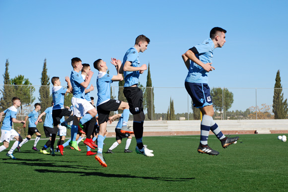 U16-Junglöwen im Trainingslager in Valencia. Foto: TSV 1860