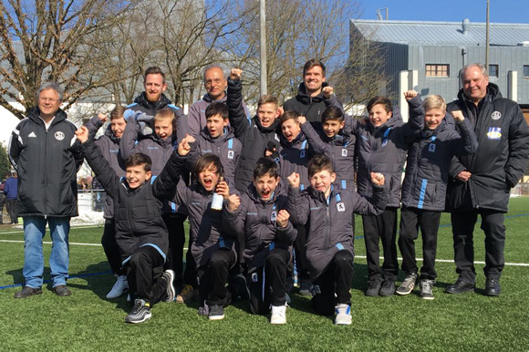 Turniersieger in Ingolstadt: U11-Junglöwen. Foto: TSV 1860