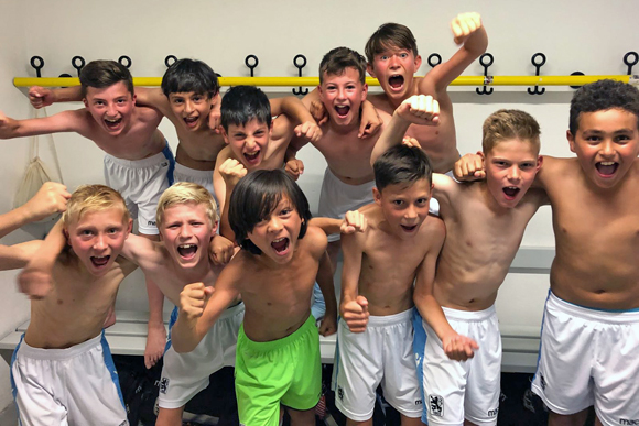 Haben die Meisterschaft sicher: U11-Junglöwen. Foto: TSV 1860