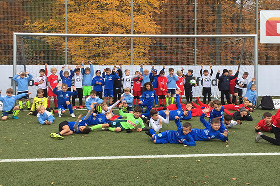 U9-Junglöwen beim Leistungsvergleich in Stuttgart. Foto: TSV 1860