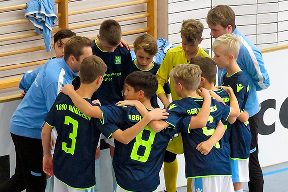 Zweiter Platz in Allershausen: U13-Junglöwen. Foto: TSV 1860
