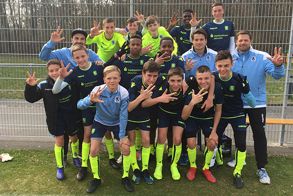 U14-Junglöwen erzielen einen 4:1-Auswärtssieg. Foto: TSV 1860