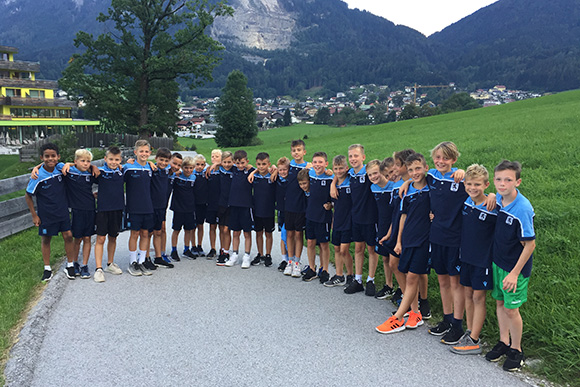 Junglöwen im Trainingslager in Wörgl. Foto:TSV 1860