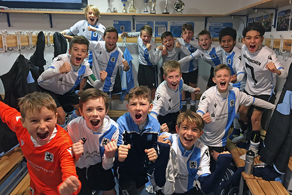 3:0-Sieg gegen die Gäste aus Ingolstadt: U12-Junglöwen. Foto: TSV 1860