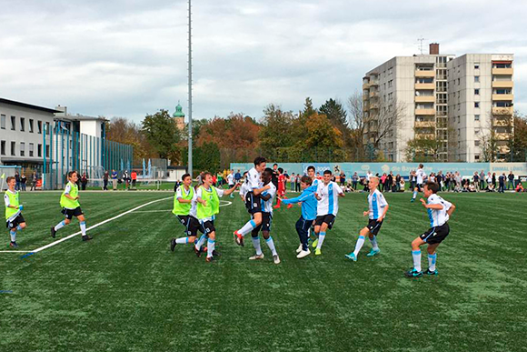 Erfolgreiche Junglöwen: Die U14 des TSV 1860 München. Foto: TSV 1860