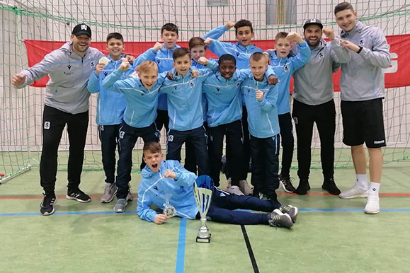 Platz 3 in Garching an der Alz: U13-Junglöwen. Foto: TSV 1860