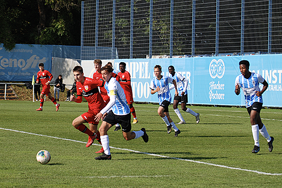 Heimspiel-Niederlage gegen den VfB Stuttgart: U17-Junglöwen. Foto: TSV 1860