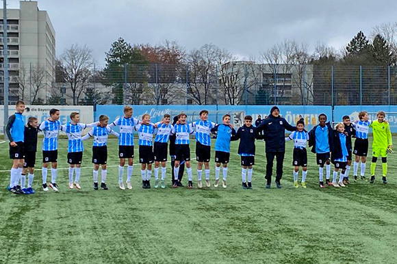 Herbstmeister: U13-Junglöwen. Foto: TSV 1860