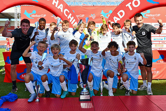 Rekordsieger beim Merkur-Cup: Die U11-Junglöwen. Foto: TSV 1860