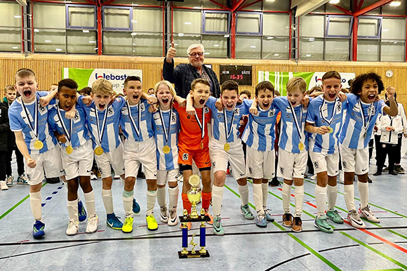 Souverän setzten sich die U10-Junglöwen mit 5:0 im Finale durch. Foto: Privat