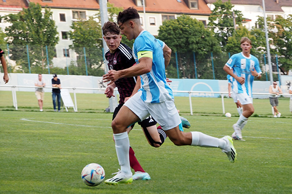 U19-Kapitän Sean Dulic steht mit den Junglöwen in Hoffenheim vor einer großen Herausforderung. Foto: Markus Burger