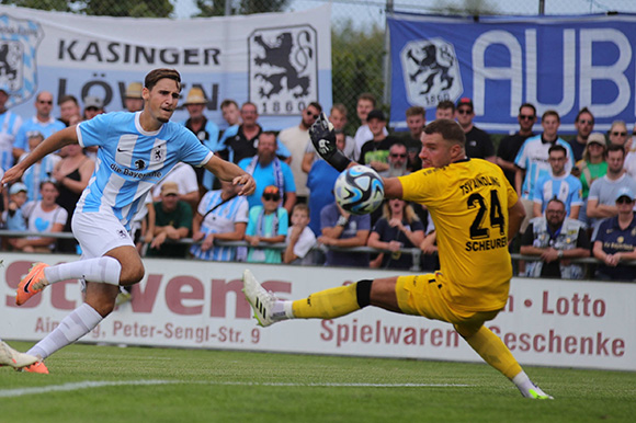 Milos Cocic erzielte beim letzten Vorrundenspiel zwei Treffer für die U21 der Löwen. Foto: sampics