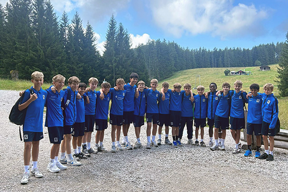 Der U14 bot sich ein atemberaubender Ausblick über das schöne Bayern. Foto: Lino Ballof