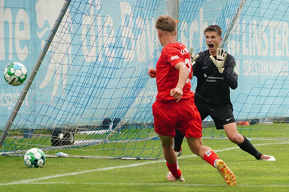 Hielt seinen Kasten sauber: 1860-Keeper Luca Scholl. Foto: Privat