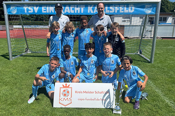 Der U9 gelang bei der Münchner Kreismeisterschaft die erfolgreiche Titelverteidigung. Foto: Privat