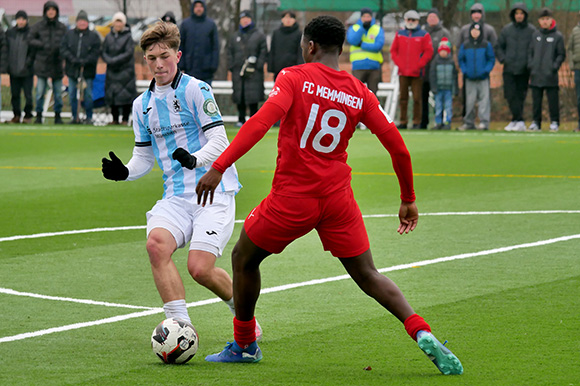 Julius Peters hatte die Junglöwen im Hinspiel direkt nach Wiederanpfiff in Führung gebracht. Foto: Frank Peters