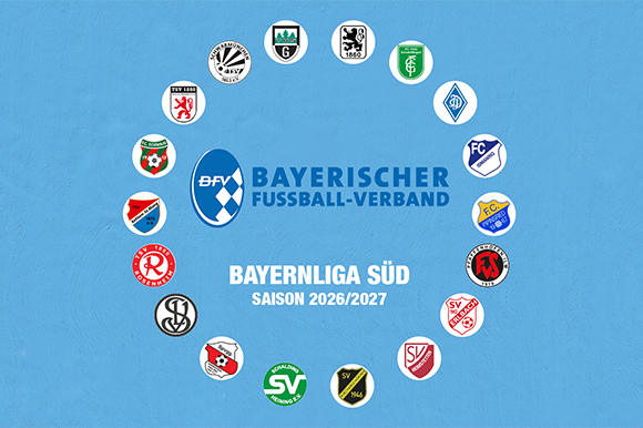 Die U21 startet als Bayernliga-Meister in die Saison 2026/2027 mit sechs neuen Klubs in der Süd-Staffel. 