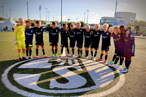 Die U9 erlebte ein ganz besonderes Wochenende auf Schalke. Foto: Privat