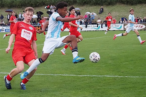 Loic O’Bryant erzielte unter der Woche im Landespokal beim ASV Cham das zwischenzeitliche 4:1. Foto: Markus Burger