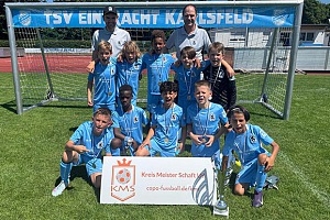 Der U9 gelang bei der Münchner Kreismeisterschaft die erfolgreiche Titelverteidigung. Foto: Privat