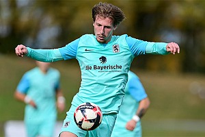 Leon Tutic erzielte im Hinspiel beim 2:1-Efolg über Schwaben Augsburg den zweiten Löwen-Treffer. Foto: Privat