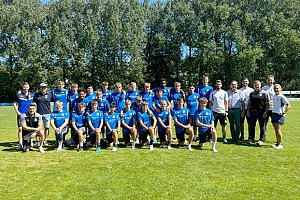 Die U17 machte den Anfang beim Trainingslager in Viechtach. Foto: Privat