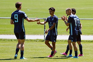 Die U19 bekommt es in der Vorrunde der DFB-Nachwuchsliga mit den Hochkarätern FC Bayern und VfB Stuttgart zu tun. Foto: Joachim Mentel