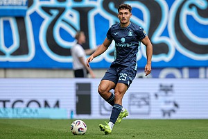 Innenverteidiger Sean Dulic, bereits im zwölften Jahr bei den Löwen, wurde erstmals vom DFB für die U20-Nationalmannschaft nominiert. Foto: sampics