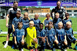 Die neuformierte U9 der Junglöwen konnte gleich bei ihrem ersten Auftritt überzeugen. Foto: Privat