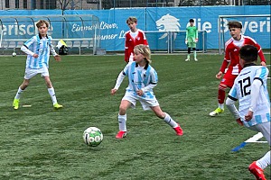 Die Junglöwen kontrollierten über weite Strecken das Spiel gegen den FC Bayern. Foto: Privat