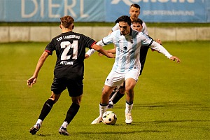 Cristian Leone, mit 14 Treffern bester Torschütze der Löwen-U21, trainierte die Woche über mit den Profis, wird aber in Landsberg dabei sein. Foto: Joachim Mentel