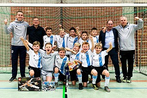 Turniersieger in Moosburg: U10-Junglöwen. Foto: TSV 1860