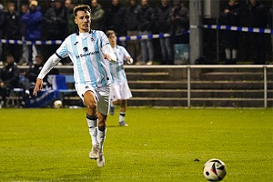 Damjan Dordan, zuletzt Kapitän der U21, wird wegen einer offenen Wunde am Knie den Löwen in Hauzenberg fehlen. Foto: Joachim Mentel