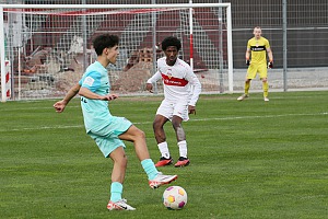 Efe Karakoc brach sich im Hinspiel gegen Lautern das Schlüsselbein. Foto: Dirk Fiedler