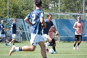 Xaver Lippmann führte die Löwen-U19 in der 1. Runde  als Kapitän aufs Spielfeld. Foto: Markus Burger