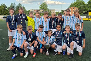 Monaco 1860 Azzurro & Bianco: Die U11 der Junglöwen beim internationalen Turnier in Turin. Foto: Privat