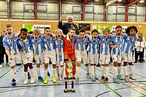 Souverän setzten sich die U10-Junglöwen mit 5:0 im Finale durch. Foto: Privat