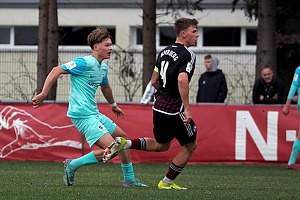 Xaver Kiefersauer leitete mit einem Diagonalpass die Führung ein und erzielte per Freistoß das 2:0. Foto: Markus Burger