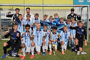 Die U12 erzielte bei ihrem Turniersieg im Schnitt fast zwölf Treffer pro Partie. Foto: Privat