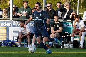 Cristian Leone erzielte mit seinem 16. Saisontor per Foulelfmeter den Siegtreffer in Nördlingen. Foto: Joachim Mentel