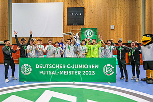U15-Junglöwen sind gewinnen die Deutsche Futsal-Meisterschaft. Foto: TSV 1860