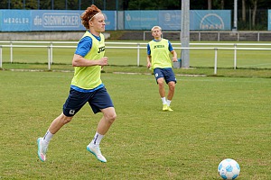 David Voß ist nach Verletzung zurück im Training und ein Kandidat für das Ingolstadt-Spiel. Foto: Joachim Mentel