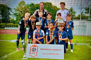 Zum dritten Mal in Folge holte sich die U9 der Junglöwen die Münchner Kreismeisterschaft. Foto: Privat