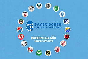 Die U21 startet als Bayernliga-Meister in die Saison 2026/2027 mit sechs neuen Klubs in der Süd-Staffel.