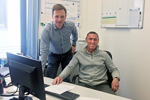 Die Leiter des Löwen-NLZs: Roy Matthes und Dieter Märkle. Foto: TSV 1860