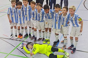 Turniersieger in Gauting: U10-Junglöwen. Foto: TSV 1860