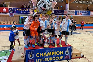 Erster Platz beim prestigeträchtigen U11-Eurocup: U11-Junglöwen. Foto: TSV 1860